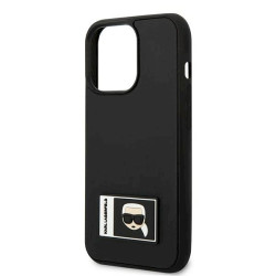 Karl Lagerfeld KLHCP13X3DKPK Ikonik Patch Hardcase for iPhone 13 Pro Max 6,7" / black