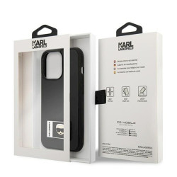 Karl Lagerfeld KLHCP13X3DKPK Ikonik Patch Hardcase for iPhone 13 Pro Max 6,7" / black