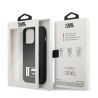Karl Lagerfeld KLHCP13X3DKPK Ikonik Patch Hardcase for iPhone 13 Pro Max 6,7" / black