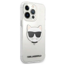Karl Lagerfeld KLHCP13XCTR Choupette Head Hardcase for iPhone 13 Pro Max 6,7" / transparent