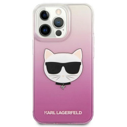 Karl Lagerfeld KLHCP13XCTRP Choupette Head Hardcase for iPhone 13 Pro Max 6,7" / pink