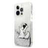 Karl Lagerfeld KLHCP13XGCFS Liquid Glitter Choupette F Case for iPhone 13 Pro Max 6,7" / silver