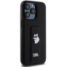 Karl Lagerfeld KLHCP13XGSACHPK Gripstand Saffiano Choupe Case for iPhone 13 Pro Max 6.7" / black
