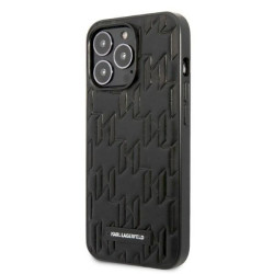 Karl Lagerfeld KLHCP13XMNMP1K Hardcase Monogram Plaque for iPhone 13 Pro Max 6,7" / black