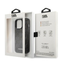 Karl Lagerfeld KLHCP13XMNMP1K Hardcase Monogram Plaque for iPhone 13 Pro Max 6,7" / black