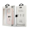 Karl Lagerfeld KLHCP13XSLKHLP Hardcase Silicone Karl`s for iPhone 13 Pro Max 6,7" / light pink