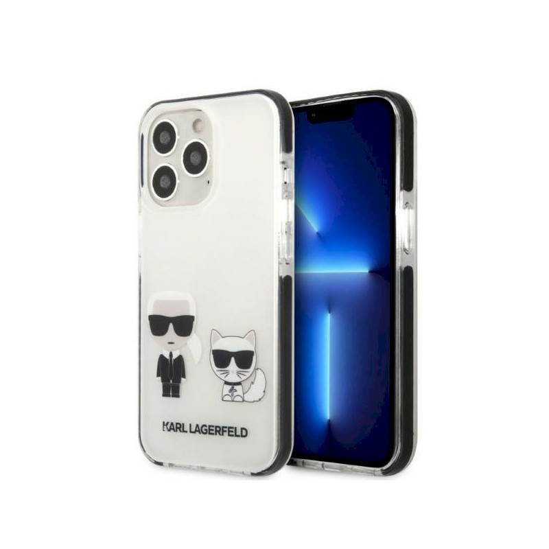 Karl Lagerfeld KLHCP13XTPEKCW Hardcase for iPhone 13 Pro Max 6,7" / white