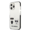 Karl Lagerfeld KLHCP13XTPEKCW Hardcase for iPhone 13 Pro Max 6,7" / white