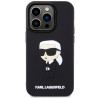 Karl Lagerfeld KLHCP14L3DRKINK Rubber Ikonik 3D Hardcase for iPhone 14 Pro 6.1" / black