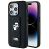 Karl Lagerfeld KLHCP14LGSAKCPK Gripstand Saffiano Karl&Choup Hardcase for iPhone 14 Pro 6.1" / black