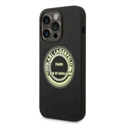 Karl Lagerfeld KLHCP14LSRSGRCK Hardcase for iPhone 14 Pro 6,1" / black