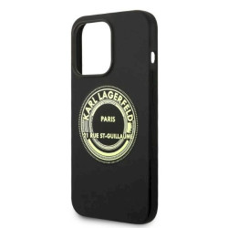 Karl Lagerfeld KLHCP14LSRSGRCK Hardcase for iPhone 14 Pro 6,1" / black
