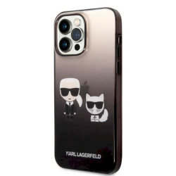 Karl Lagerfeld KLHCP14LTGKCK Hardcase for iPhone 14 Pro 6,1" / black