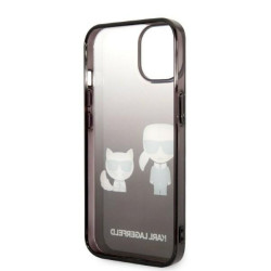 Karl Lagerfeld KLHCP14LTGKCK Hardcase for iPhone 14 Pro 6,1" / black
