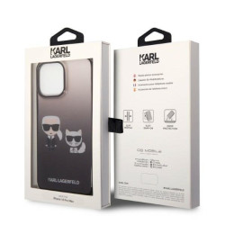 Karl Lagerfeld KLHCP14LTGKCK Hardcase for iPhone 14 Pro 6,1" / black