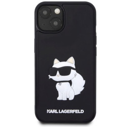 Karl Lagerfeld KLHCP14M3DRKHNK Rubber Choupette 3 Hardcase for iPhone 14 Plus / 15 Plus 6.7" / black
