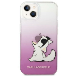 Karl Lagerfeld KLHCP14MCFNRCPI Hardcase for iPhone 14 Plus / 15 Plus 6,7" / pink