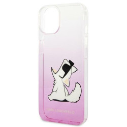 Karl Lagerfeld KLHCP14MCFNRCPI Hardcase for iPhone 14 Plus / 15 Plus 6,7" / pink