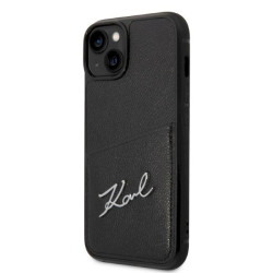 Karl Lagerfeld KLHCP14MCSSK Signature Logo Cardsl Hardcase for iPhone 14 Plus/15 Plus 6,7" / black