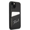 Karl Lagerfeld KLHCP14MCSSK Signature Logo Cardsl Hardcase for iPhone 14 Plus/15 Plus 6,7" / black