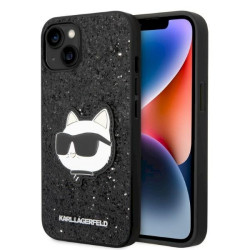 Karl Lagerfeld KLHCP14MG2CPK Hardcase Glitter Choupette Pa for iPhone 14 Plus / 15 Plus 6,7" / black
