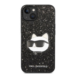 Karl Lagerfeld KLHCP14MG2CPK Hardcase Glitter Choupette Pa for iPhone 14 Plus / 15 Plus 6,7" / black