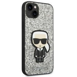Karl Lagerfeld KLHCP14MGFKPG iPhone 14 Plus / 15 Plus 6,7" hardcase / silver
