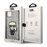 Karl Lagerfeld KLHCP14MGFKPG iPhone 14 Plus / 15 Plus 6,7" hardcase / silver