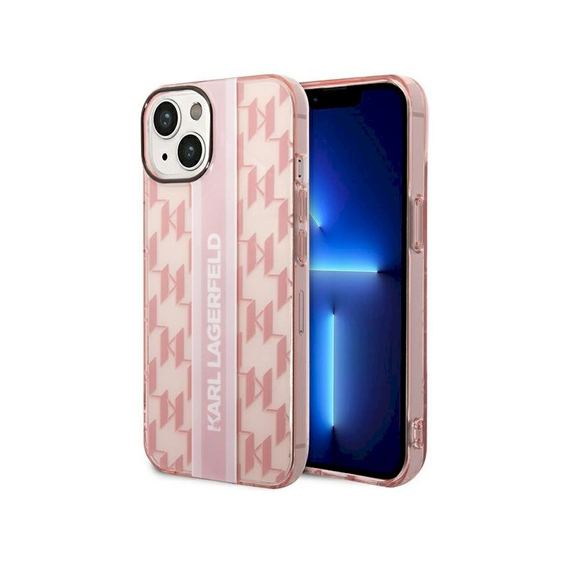 Karl Lagerfeld KLHCP14MHKLSPCP Hardcase for iPhone 14 Plus / 15 Plus 6,7" / pink