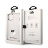 Karl Lagerfeld KLHCP14MHNCHTCP Ikonik Choupette hardcase for iPhone 14 Plus / 15 Plus 6.7" / pink