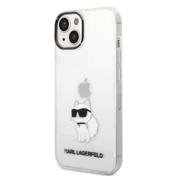 Karl Lagerfeld KLHCP14MHNCHTCT Ikonik Choupette Hardcase for iPhone 14 Plus / 15 Plus 6.7" / transparent