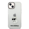 Karl Lagerfeld KLHCP14MHNCHTCT Ikonik Choupette Hardcase for iPhone 14 Plus / 15 Plus 6.7" / transparent