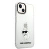 Karl Lagerfeld KLHCP14MHNCHTCT Ikonik Choupette Hardcase for iPhone 14 Plus / 15 Plus 6.7" / transparent