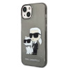 Karl Lagerfeld KLHCP14MHNKCTGK Hardcase Glitter Karl&Choup for iPhone 14 Plus/15 Plus 6.7" / black