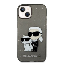 Karl Lagerfeld KLHCP14MHNKCTGK Hardcase Glitter Karl&Choup for iPhone 14 Plus/15 Plus 6.7" / black
