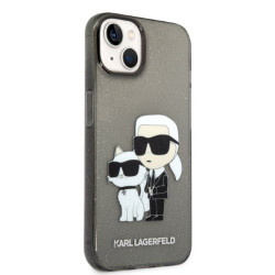 Karl Lagerfeld KLHCP14MHNKCTGK Hardcase Glitter Karl&Choup for iPhone 14 Plus/15 Plus 6.7" / black