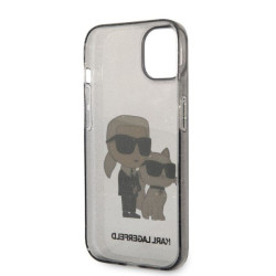 Karl Lagerfeld KLHCP14MHNKCTGK Hardcase Glitter Karl&Choup for iPhone 14 Plus/15 Plus 6.7" / black