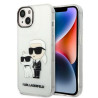 Karl Lagerfeld KLHCP14MHNKCTGT Hardcase Gliter Karl&Choupet for iPhone 14 Plus/15 Plus 6.7" / transparent
