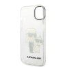 Karl Lagerfeld KLHCP14MHNKCTGT Hardcase Gliter Karl&Choupet for iPhone 14 Plus/15 Plus 6.7" / transparent