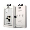 Karl Lagerfeld KLHCP14MHNKCTGT Hardcase Gliter Karl&Choupet for iPhone 14 Plus/15 Plus 6.7" / transparent