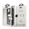 Karl Lagerfeld KLHCP14MKH3DBK Hardcase 3D Rubber Karl`s Head for iPhone 14 Plus/15 Plus 6.7" / black