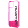 Karl Lagerfeld KLHCP14MLCKVF Hardcase Liquid Glitter Elong for iPhone 14 Plus / 15 Plus 6.7" / pink