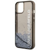 Karl Lagerfeld KLHCP14MLCKVK hardcase Liquid Glitter Elong for iPhone 14 Plus / 15 Plus 6.7" / black