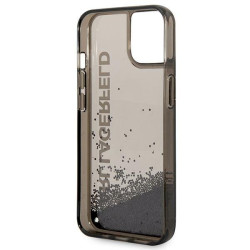 Karl Lagerfeld KLHCP14MLCKVK hardcase Liquid Glitter Elong for iPhone 14 Plus / 15 Plus 6.7" / black
