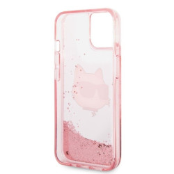 Karl Lagerfeld KLHCP14MLNCHCP Glitter Choupette He Hardcase for iPhone 14 Plus/15 Plus 6,7" / pink