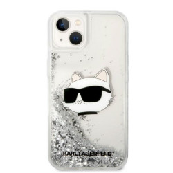 Karl Lagerfeld KLHCP14MLNCHCS Hardcase Glitter Choupette for iPhone 14 Plus/15 Plus 6.7" / silver