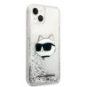 Karl Lagerfeld KLHCP14MLNCHCS Hardcase Glitter Choupette for iPhone 14 Plus/15 Plus 6.7" / silver