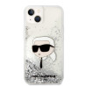 Karl Lagerfeld KLHCP14MLNKHCH Glitter Karl Head Hardcase for iPhone 14 Plus / 15 Plus 6.7" / silver