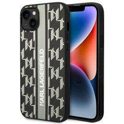 Karl Lagerfeld KLHCP14MPGKLSKG Hardcase for iPhone 14 Plus / 15 Plus 6.7" / grey Monogram Stripe