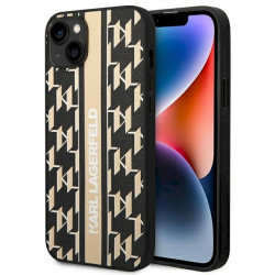 Karl Lagerfeld KLHCP14MPGKLSKW hardcase for iPhone 14 Plus/15 Plus 6.7" / brown Monogram Stripe